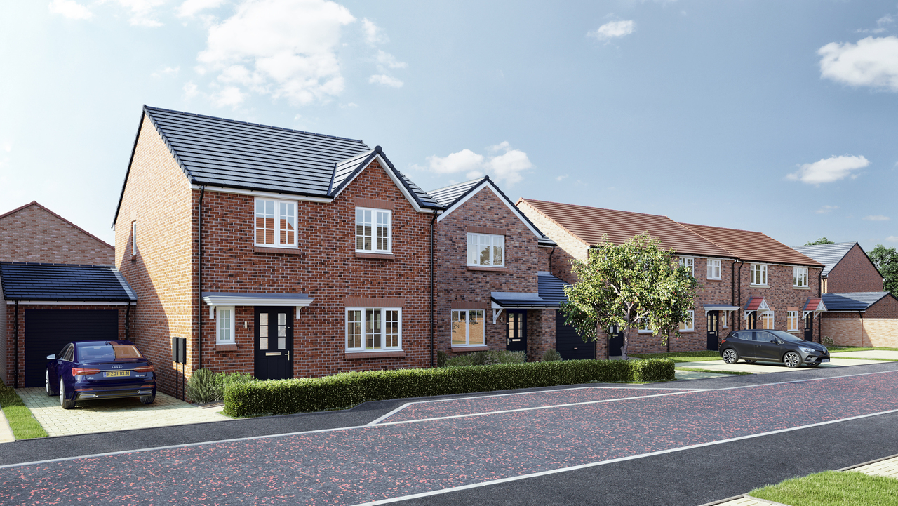 New 3 & 4bedroom homes in Morpeth King Edward's Park Linden Homes
